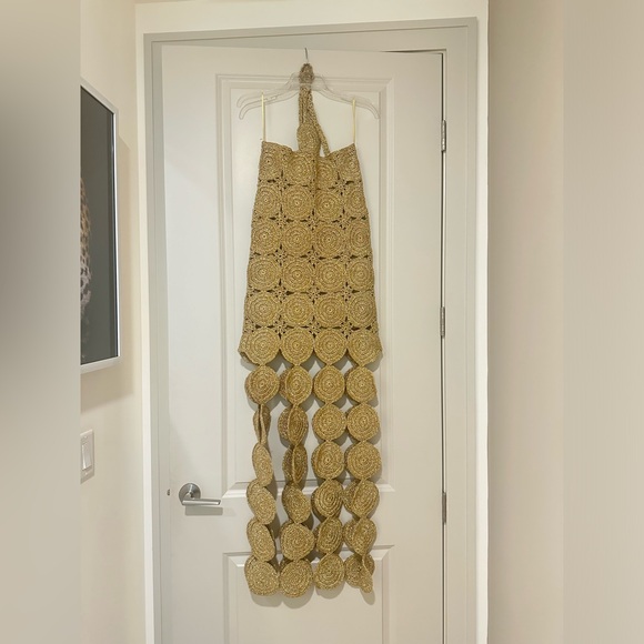 Simon Miller Beep Beep Dress in Star Gold Size Small - Picture 2 of 7